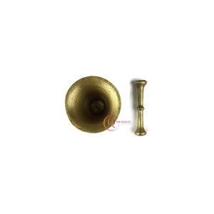 Mortero y Maja de latón antiguo, diseño más nuevo, Color dorado, Metal, latón, restaurante, utensilios de cocina, decoración, mortero y Maja - Product Image 5