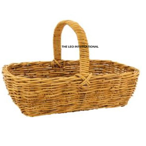 Panier de rangement élégant décoratif fait à la main Organisateur de cuisine naturel pour la décoration intérieure Prix de gros Lot de 2 - Product Image 4