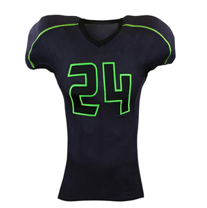 Uniformes de Fútbol Americano 2024 Personalizados OEM, Diseño Nuevo, Venta al Por Mayor, Conjuntos Cortos de Secado Rápido, Transpirables y Cómodos, Sublimados Plus - Product Image 2