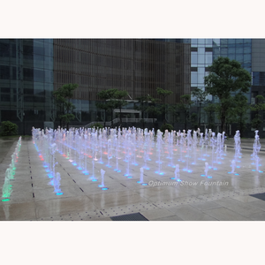 Fontaine à eau pour sol sec avec lumières colorées pour enfants, idéale pour jouer et courir – Offre spéciale - Product Image 1