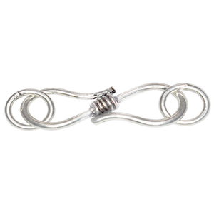Sterling <strong>Silver</strong> S <strong>Hook</strong> Manufacturer and Supplier of <strong>Silver</strong> <strong>Clasps</strong> Sterling <strong>Silver</strong> Findings at Best Price - Product Image 1