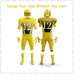 Tenue de football américain pour jeunes, ensemble uniforme de football américain, maillot de football américain pour équipes, ensembles uniformes grande taille - Product Image 3