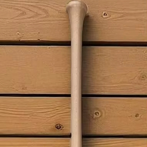 Venta al por mayor a granel bates de béisbol de madera de alta calidad Madera personalizada con logotipo personalizado y mango de agarre - Product Image 1