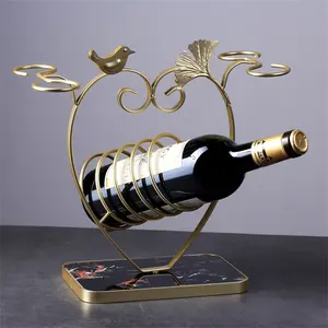 Support à bouteilles en métal de haute qualité pour l'affichage des articles de bar, porte-bouteilles à vin moderne et luxueux pour restaurant, bar, Zahid Exports - Product Image 4