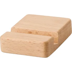 Organizer da Scrivania in Legno Nyla Personalizzato, Supporto per Smartphone e Gadget, Porta Telefono in Legno Premium - Product Image 1