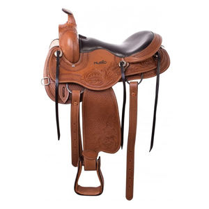 Arnés grueso de vaca de Pakistán de la mejor calidad, sillín de caballo occidental personalizable de cuero Natural suave para montar en senderos de placer - Product Image 1