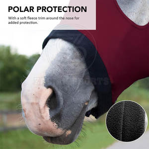 Capucha protectora de melena de caballo de nailon de alta calidad, ajuste elástico, abrigo de ajuste suave, capucha de cuidado de Melena y brillo - Product Image 2