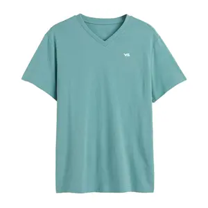 T 셔츠 V 닉 최고 품질 고객 T 셔츠 도매 저렴한 가격 T 셔츠 고객 로고와 함께 고품질 패브릭