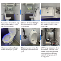 Fabricants de toilettes mobiles de luxe, remorques sanitaires portables, toilettes extérieures portables