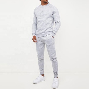 Sweat-shirt à col rond coupe ajustée pour hommes pull gris décontracté avec logo personnalisé Streetwear mode haut en molleton de coton pour hommes pour l'hiver - Product Image 5