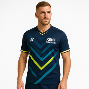 Camiseta de juego de fútbol de poliéster 100% transpirable ligera y personalizada, ropa de equipo sublimada para clubes, escuelas, ligas, OEM disponible - Product Image 5