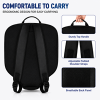 Housse de protection imperméable en néoprène de haute qualité avec logo personnalisé pour raquettes de pickleball portables extra longues