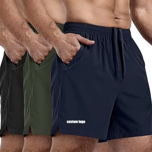 กางเกงว่ายน้ำแบบ2 in 1แห้งเร็วสำหรับผู้ชายกางเกงรัดรูปสำหรับใส่เล่นชายหาดกางเกงขาสั้นสำหรับไปยิมกันน้ำติดโลโก้ได้ตามต้องการ - Product Image 5
