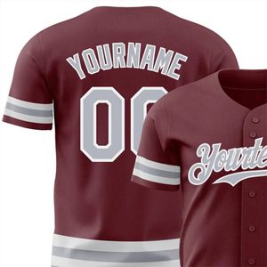 Camisetas de béisbol personalizadas para torneos y ligas con logotipos de equipos personalizados impresión sublimada servicio OEM al por mayor - Product Image 6