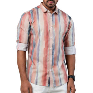 Chemise à manches longues classique pour hommes de tous les jours conçue pour un style sans effort offrant une coupe moderne et un appel décontracté intemporel - Product Image 2