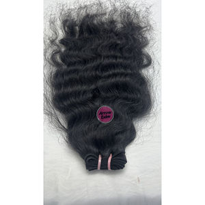 Cheveux indiens bouclés Remy, trame double tissée à la machine, lot de 100g, sans traitement chimique, peuvent être permanentés - Product Image 2