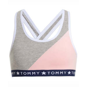 Reggiseno Tommy Hilfiger Cross Back Colorblock per Bambine e Ragazze, Rosa, Taglia 6-7, Traspirante - Product Image 3