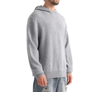 Trendind couleur unie sweats à capuche Street Wear tenue décontractée hommes sweats à capuche - Product Image 5