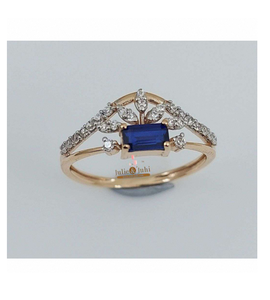 แหวนดีไซน์หรูหราสำหรับผู้หญิง ทอง 18k ดีไซน์ทันสมัย ให้ลุคสง่างาม เหมาะกับทุกไลฟ์สไตล์ จากอินเดีย - Product Image 2