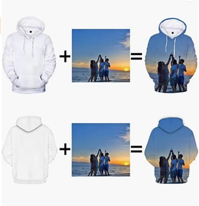 Sudaderas con capucha de talla grande de diseño africano de alta calidad personalizadas al por mayor, impresión por sublimación de talla Americana para la temporada de invierno sólida - Product Image 2