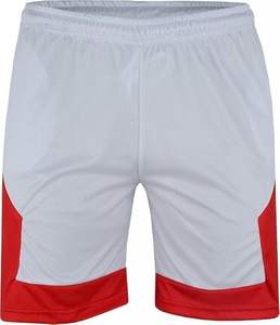 Ensemble short de basket-ball et maillot d'équipe personnalisé BSCI, respirant, rouge et blanc, grande taille, vente en gros pour les équipes européennes - Product Image 4