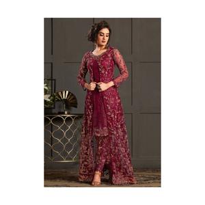 Estampado de césped de algodón paquistaní étnico indio con traje de lentejuelas autobordado Salwar kameez Diseñador informal Bollywood Vestido de mujer - Product Image 5