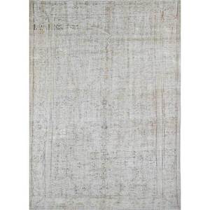 พรมขนสัตว์ถักมือสีน้ำตาลเบจวินเทจ รุ่น Pae-1534 ลายเหรียญรูปสี่เหลี่ยมผืนผ้า สำหรับตกแต่งบ้าน ห้องนั่งเล่น ทางเดิน ห้องนอนวัยรุ่น - Product Image 1