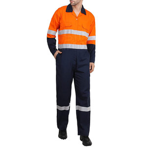 High Visibility Safety Suit Designed For Workplace With Reflective Strips For Day And Night Work Safety - Product Image 5