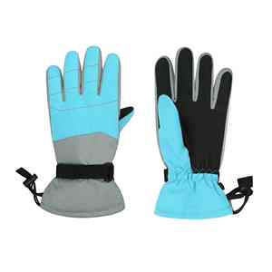 Gants de ski et mitaines en cuir de vachette chauds pour l'hiver, coupe-vent, thermiques, isolés, résistants au froid pour le snowboard - Product Image 3