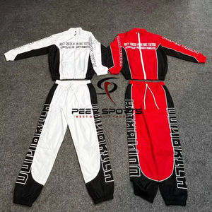 Conjunto Deportivo para Hombre, Tendencia 2025, Alta Calidad, Impermeable, con Capucha, Estilo Vintage, Color Sólido, Hecho en Pakistán - Product Image 1