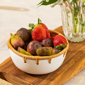 Nuevo Diseño, Tazón Redondo de Bambú Hilado a Mano para Frutas con Ratán, Moderno Tazón para Servir Ensaladas, Venta al por Mayor desde Vietnam - Product Image 6