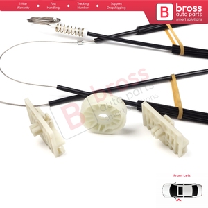 BWR651 Power <b>Window</b> Regulator Repair Set Front Left Door for A6 C6 S6 4F 4F2 4F5 2004-2011 4/5 Door 4F0837461 - Product Image 6