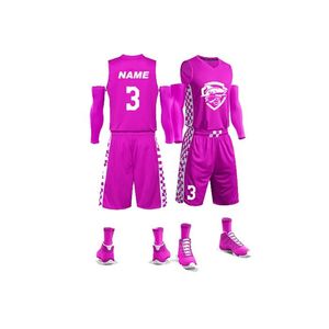 N ° 1 Ensemble de maillots de basket-ball de club imprimés sur mesure Nouveau design Uniforme de vêtements de sport Vêtements d'équipe respirants - Product Image 2