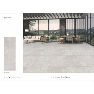 กระเบื้องปูพื้นพอร์ซเลนขนาด800x2400มม. แผ่นรองงาช้างขัดเงาลามิเนตตกแต่งภายในที่ทันสมัย - Product Image 6