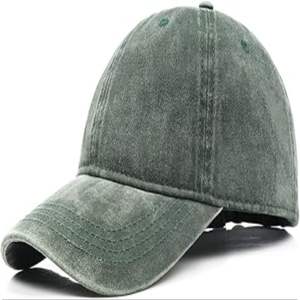 หมวกเบสบอลปัก5แผงผ้าฝ้ายสีทึบปรับได้สำหรับกีฬาทางการสตรีทใช้งานกลางแจ้ง - Product Image 1