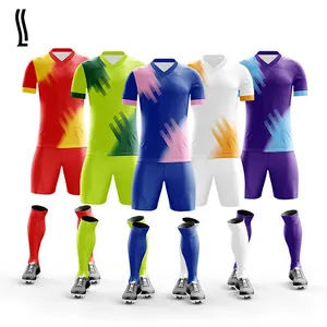 LUSON, uniforme de fútbol personalizado, equipo de Club, camisetas de fútbol Retro, diseño de sublimación, logotipo bordado, camiseta de fútbol personalizada