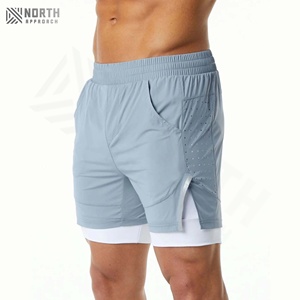 Pantalones Cortos Deportivos Casuales para Hombre, de Secado Rápido, con Cordón, para Entrenamiento, Correr, Gimnasio, con Bolsillos, Pantalones Cortos de Verano - Product Image 3