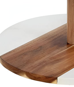 Soporte de madera para postres y pasteles de 2 niveles de la mejor calidad, hogar, hotel, restaurante, boda a bajo precio - Product Image 5