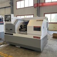 Torno CNC Horizontal de Precisión Pequeño ALCK6130 con Sistema de Control GSK, Automático, de Bajo Mantenimiento y Alta Seguridad