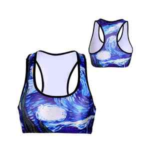 เสื้อชั้นในกีฬาผู้หญิง แห้งเร็ว รองรับแรงกระแทกสูง ดีไซน์ไขว้หลัง ระบายอากาศดี แฟชั่นยอดนิยม ราคาถูก - Product Image 4