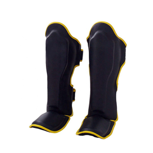 Protège-tibias de boxe durables Vêtements de sport MMA Entraînement de combat Protège-tibias Muay Thai Protège-tibias personnalisés pour l'entraînement - Product Image 5