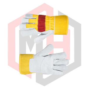 ถุงมือทำงาน หนังบริเวณฝ่ามือ ทนทานต่อการฉีกขาด ระบายอากาศได้ดี ปราศจากซิลิโคน ปราศจากแป้ง ป้องกันไฟฟ้าสถิตย์ ขนาด 26 ซม. ถุงมือคลาสสิคโครเมียม - Product Image 6