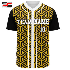 Camiseta de Béisbol Personalizada con Sublimación, Secado Rápido, Antibacteriana, Absorbe la Humedad, Uniforme de Equipo Unisex para Adultos, 100% Poliéster - Product Image 2