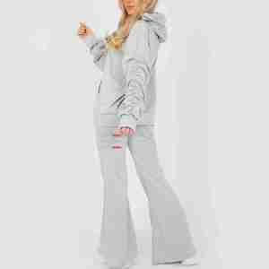 Custom Hoodie Vendors High Quality Streetwear <b>Hoodies</b> and Sweat Pants Set Sweatsuit Sets Women - Product Image 3