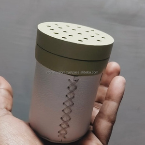 Mini mubkhara medkhan bukhoor de alta calidad, quemador de incienso Bakhoor intenso de cuero de madera indio para Eid Ramadán - Product Image 5