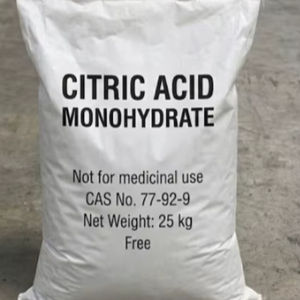 CHEMSTRIDE 99% Purity <b>Citric</b> <b>Acid</b> Monohydrated White <b>Powder</b> Food & Industrial Grade 25kg/bag - Product Image 1