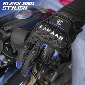 Guantes de moto con protección mejorada y funcionalidad de pantalla táctil para conductores que buscan seguridad y comodidad en la carretera - Product Image 1