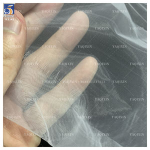 YX1142 22gsm tela de Organza mate rígida endurecida <span class=keywords><strong>100</strong></span> tela de Organza blanca tejida de poliéster <span class=keywords><strong>2</strong></span> yardas de alta calidad - Product Image 3