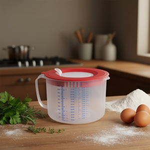 Jarra Medidora 3 en 1 0152108, 2.2L, Plástico con Tapa, Herramienta Esencial de Cocina - Product Image 3