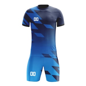 Conjunto de camiseta de fútbol transpirable de secado rápido unisex 100% poliéster, conjunto de uniforme de fútbol para equipos. - Product Image 1